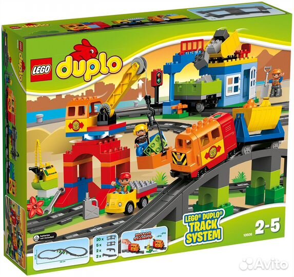 Lego duplo поезд 10508 ферма 10524