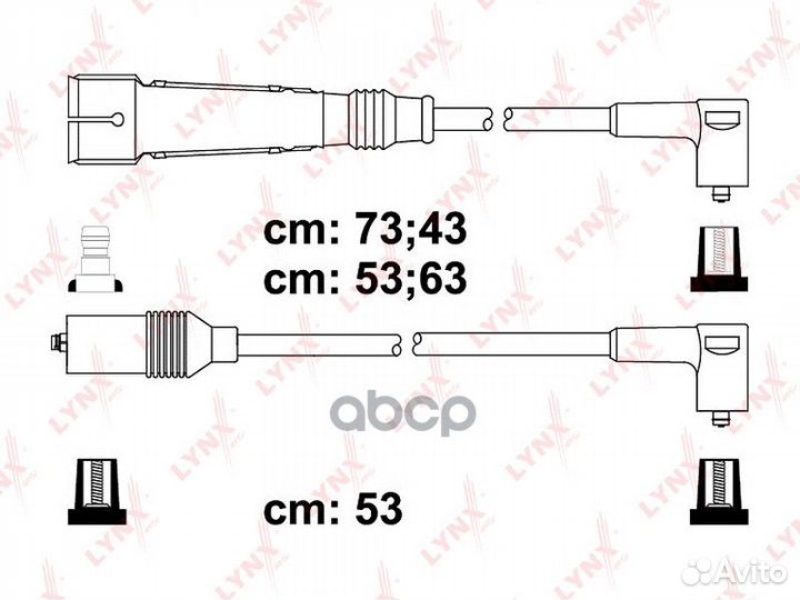 Провода высоковольт. ком/кт SPE8023 lynxauto