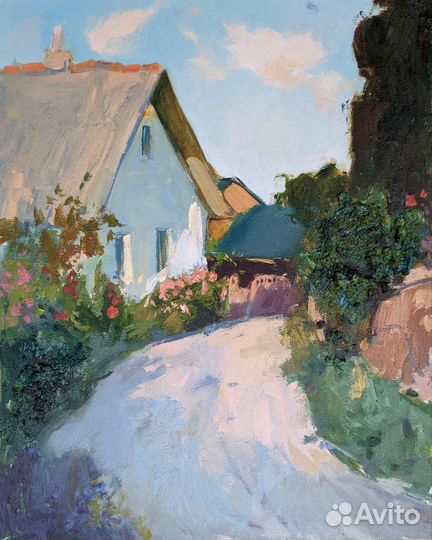 Картина маслом Крымский пейзаж