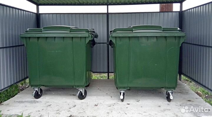 Пластиковый контейнер 1100л. Арт. 6120