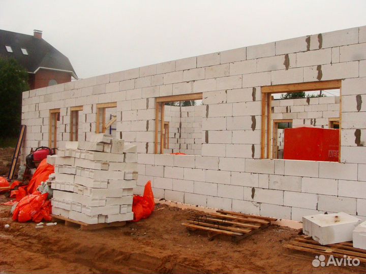 Кладка кирпича, блоков, перегородок