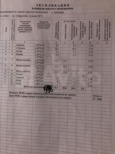 3-к. квартира, 79,7 м², 4/5 эт.