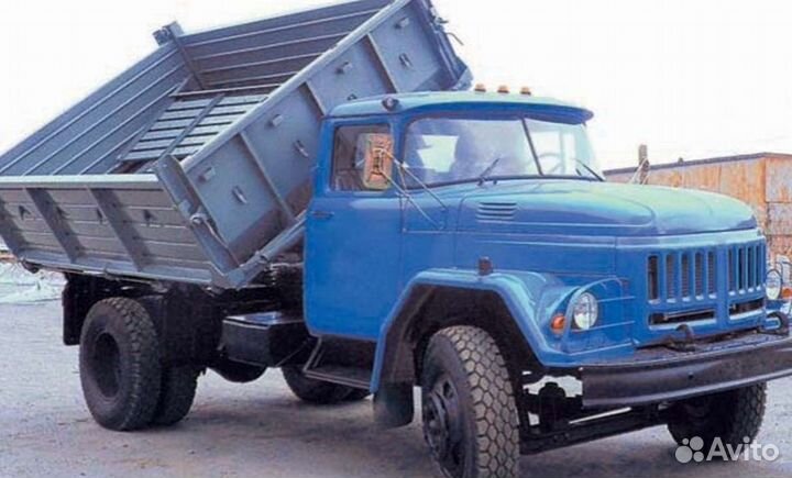 Услуги зила самосвала. песок.щебень