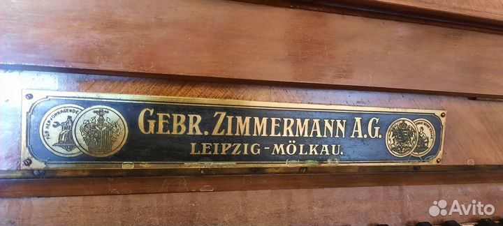 Пианино Gebr. Zimmermann A.G