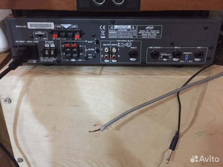 Усилитель+два громкоговорителя