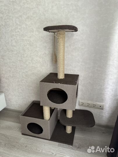 Когтеточка / домик для кошки + игрушки в подарок