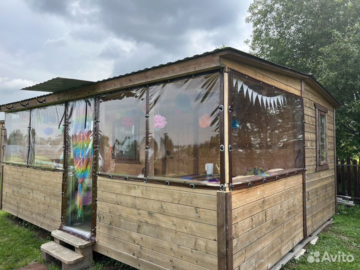 Мягкие окна для беседок террас и веранд