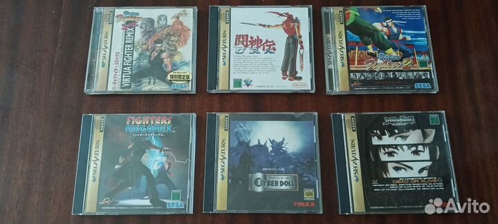 Лицензионные игры для Sega Saturn японский регион