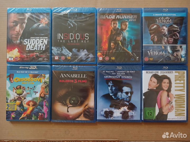 Лицензионные BLU RAY диски