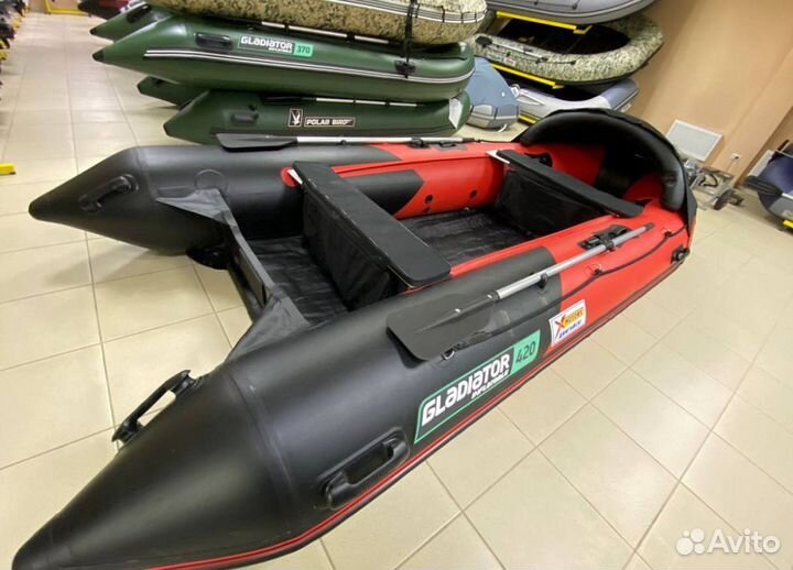 Gladiator E420 AIR нднд Красно-черный