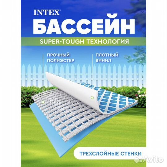 Бассейн надувной intex Easy Set, 305x76см