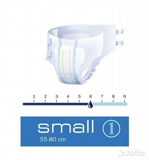 Памперсы для взрослых seni 1, s