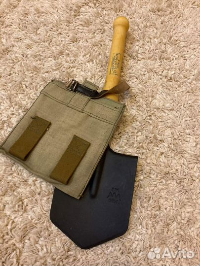Малая саперная лопатка, с чехлом