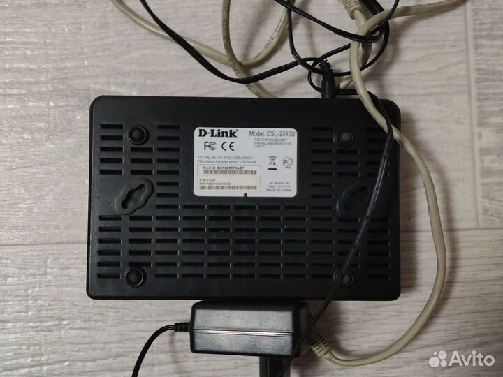 Маршрутизатор D—Link DSL-2500u; 2540u