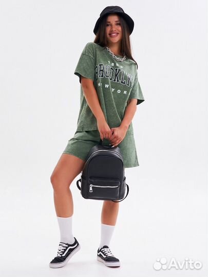 Костюм шорты и футболка женский