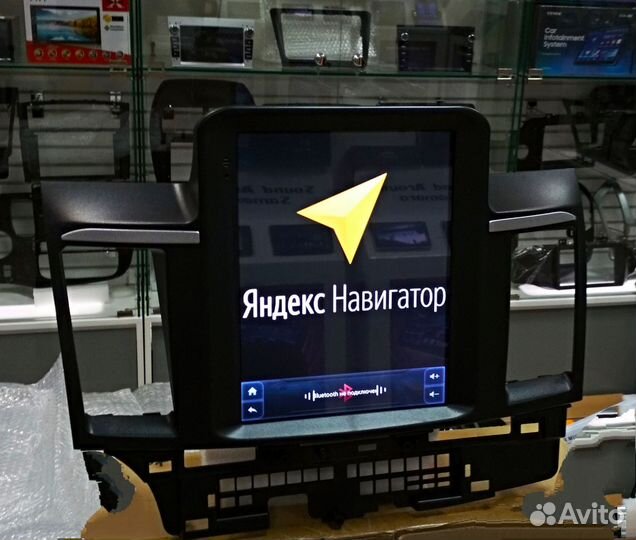 Mitsubishi Lancer 10 магнитола Android стиль Tesla