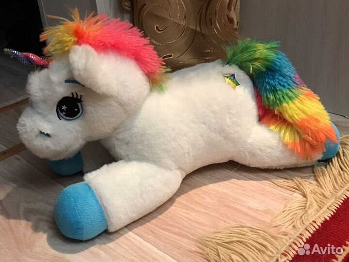 Мягкие игрушки единорог и коала