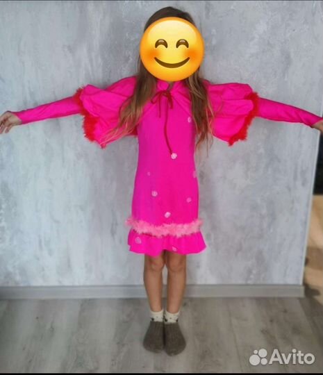 Нового. костюм конфетка, хлопушка, бусинка 7-8 лет