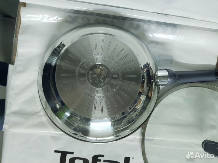 Tefal Сковорода Вок с крышкой 28 см Новый