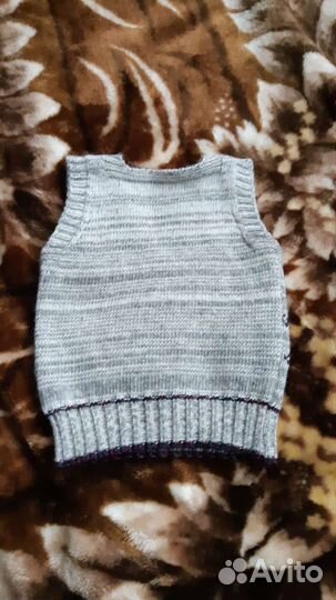 Жилет шерстяной детский