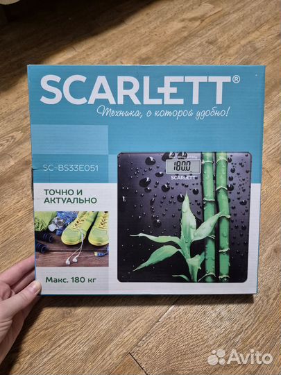 Весы напольные бу Скарлетт
