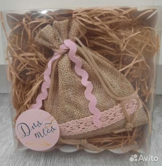 Саше с лавандой сухоцветы декор