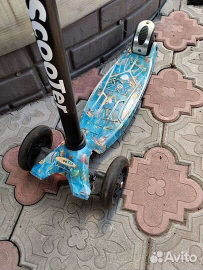Самокат детский трехколесный бу