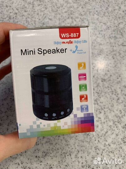 Портативная колонка Mini Speaker WS-887 BT
