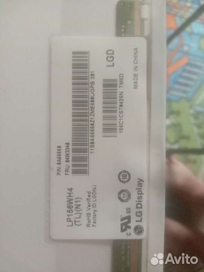 Матрица 15.6 40 pin 2шт