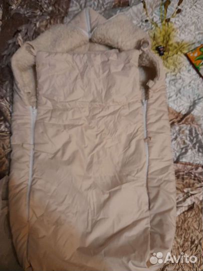 Зимний конверт в коляску