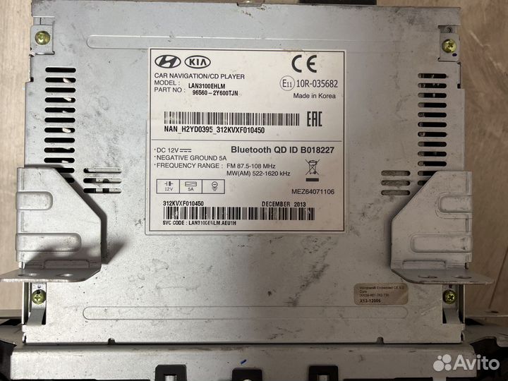 Магнитола на hyundai ix35