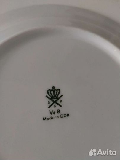 Тарелка.фарфор германия73год
