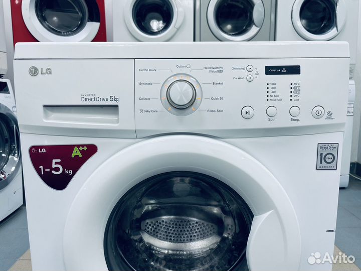 Стиральная машина бу. 5кг. Гарантия. Доставка