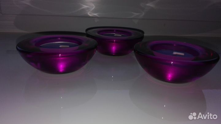 Подсвечники со свечами и без. Новые