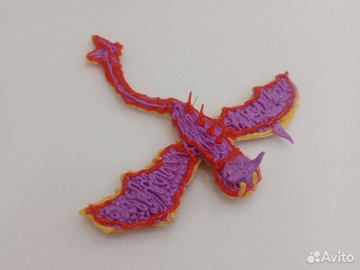 Дракон из 3д ручки