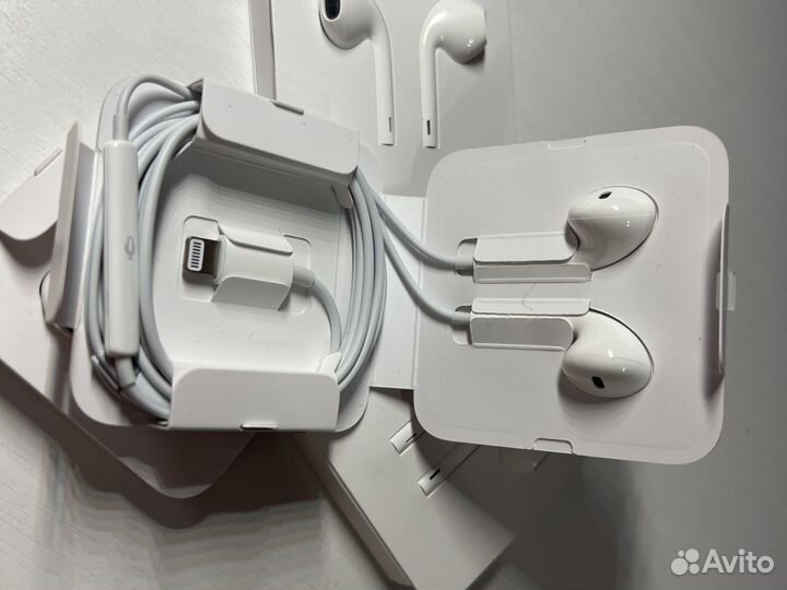 Наушники apple проводные lightning оригинал