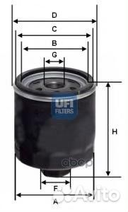 Фильтр масляный 2345300 UFI