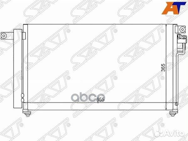 Радиатор кондиционера KIA RIO 05-11 ST-KA46-394