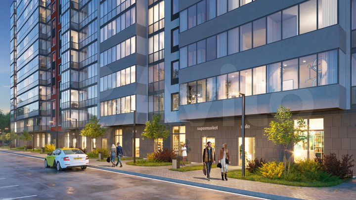 Квартира-студия, 24,4 м², 6/12 эт.