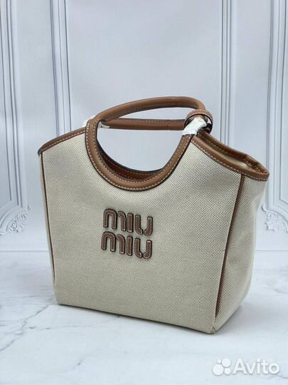 Сумка шопер miu miu новая коллекция