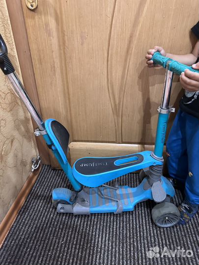 Самокат детский с сиденьем