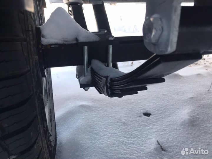 Ось для прицепа рессорная 1300 кг мзса 817719.012