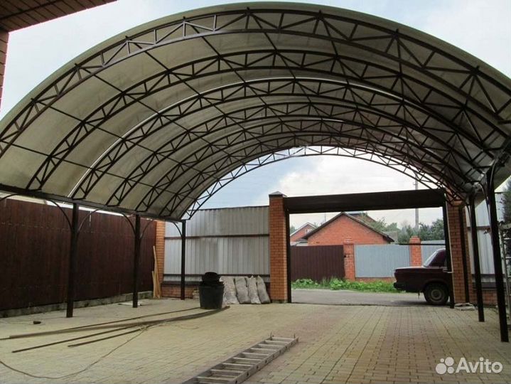 Навес для дачи