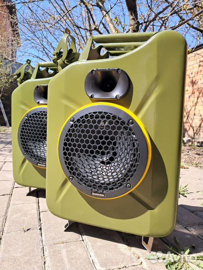 Колонки акустические в стиле Loft,новые,комплект