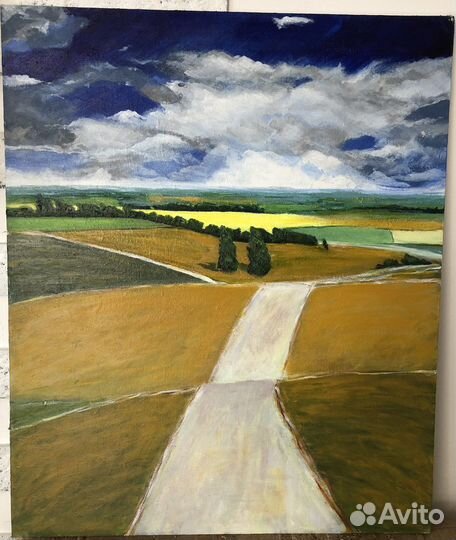 Картина, акрил, холст на картоне