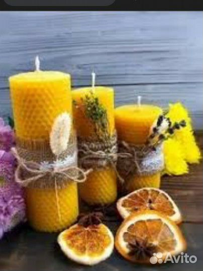 Свечи из вощины