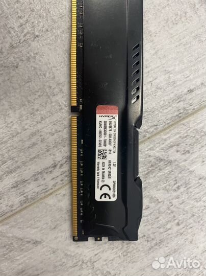 Оперативная память Kingston HyperX fury 8 гб