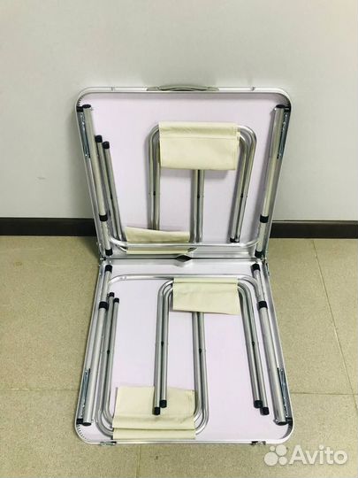 Стол складной + 4 стула