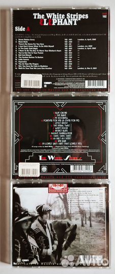 The White Stripes, лицензия, 3 альбома на CD