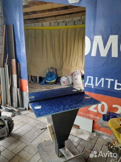 Зеркало для парикмахера бу